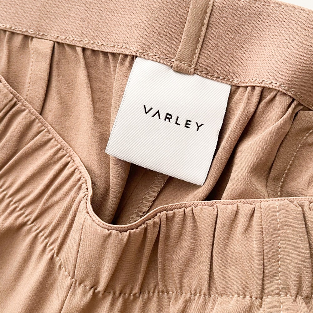 Varley Everly Lightweight Tapered Soft Stretch Woven Pants Womens XS Tan - Picture 11 of 13